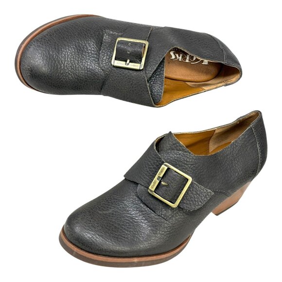 KORKS by Kork-Ease Gray Leather Monk Strap Booties - Picture 9 of 9